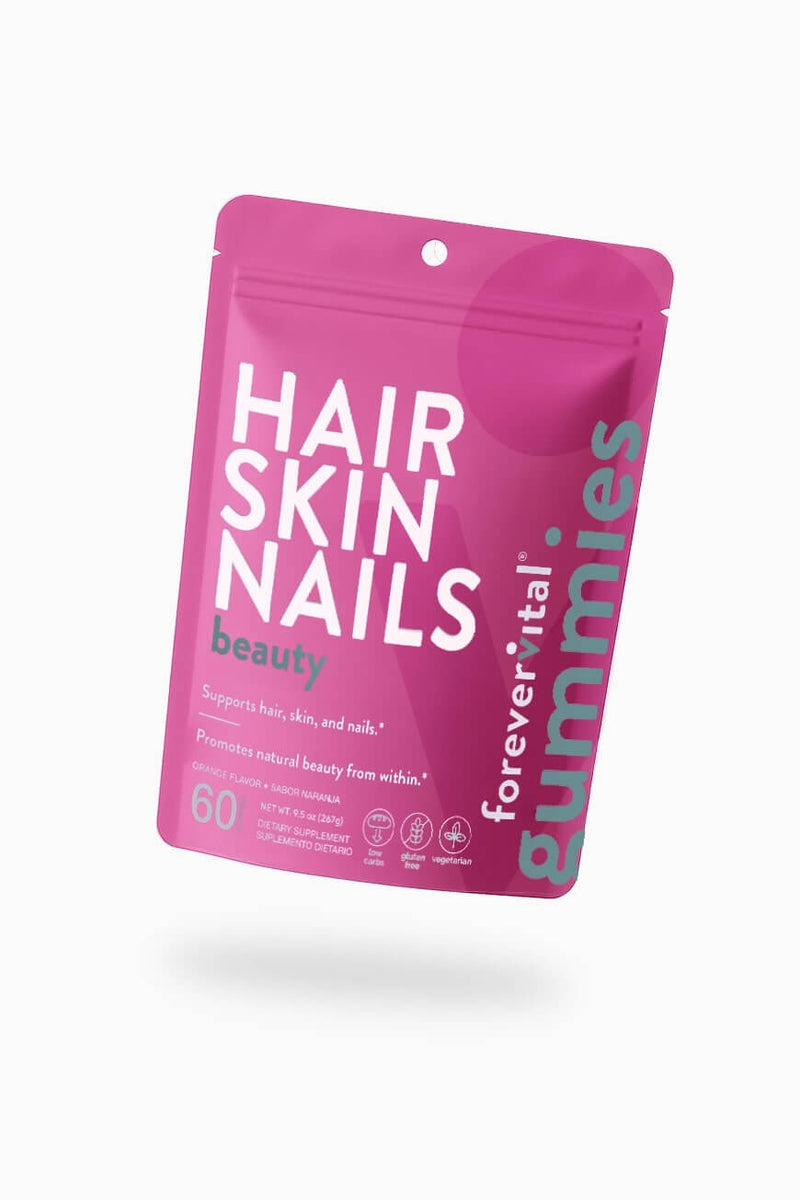 Gomitas Forevervital para cabello, piel y uñas