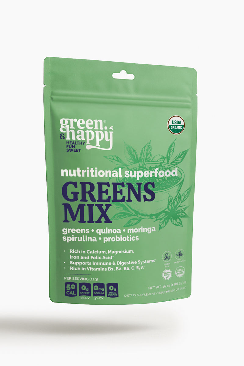 Mezcla de verdes y verdes felices 