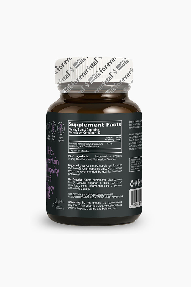 Resveratrol Forevervital 500 mg
