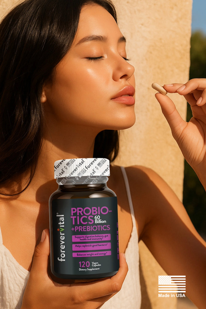 Forevervital Probiotics + Prebiotics 60 Billion


