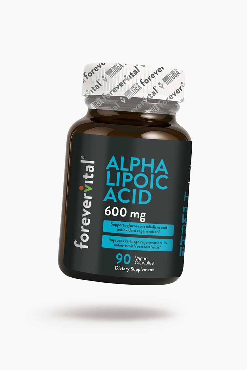 Ácido alfa lipoico Forevervital 600 mg 