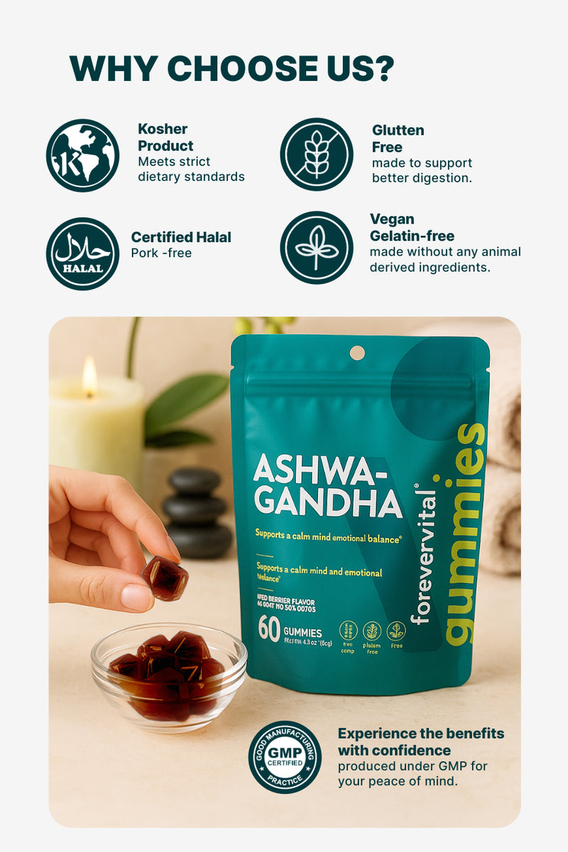 Gomitas de ashwagandha Forevervital
