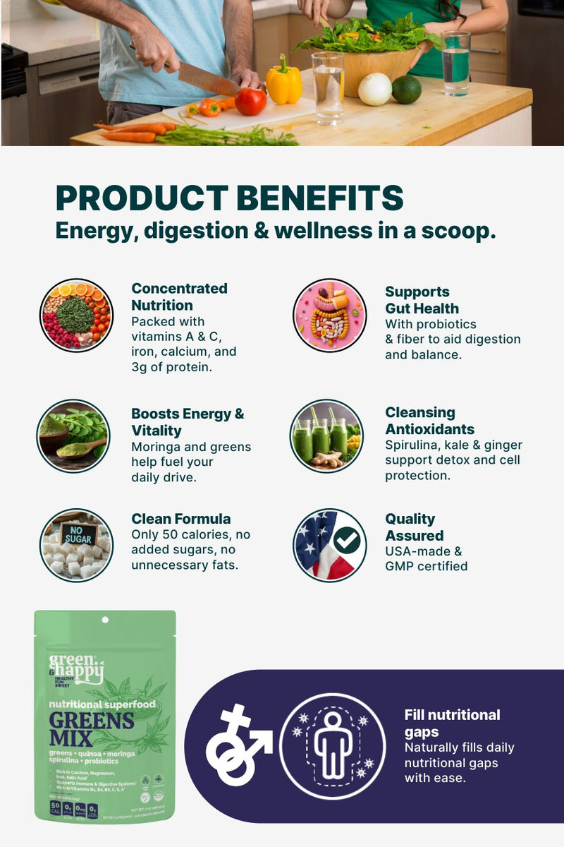 Mezcla de verdes y verdes felices 