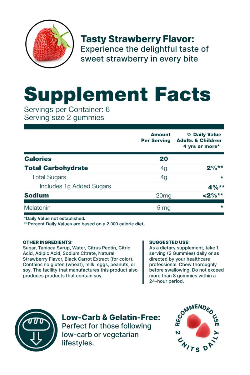 Gomitas de melatonina Forevervital 