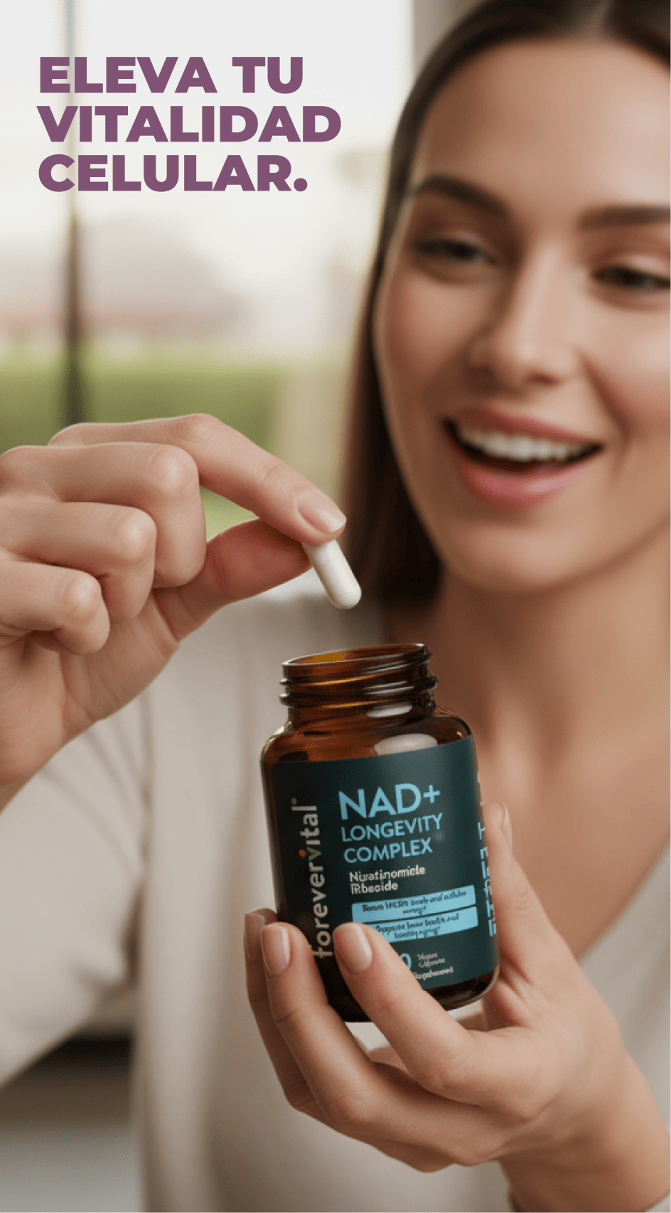 Complejo de longevidad Forevervital NAD+ 